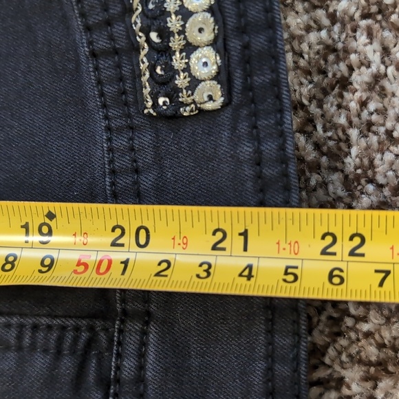 Desigual Jean Jacket Mixed Media Embellished Size 36 Eur (xs-sm) - Picture 11 of 12